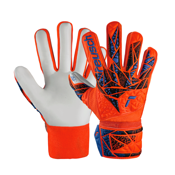 Reusch Attrakt Starter Solid Finger Support Junior 5472511 2210 blue orange 1